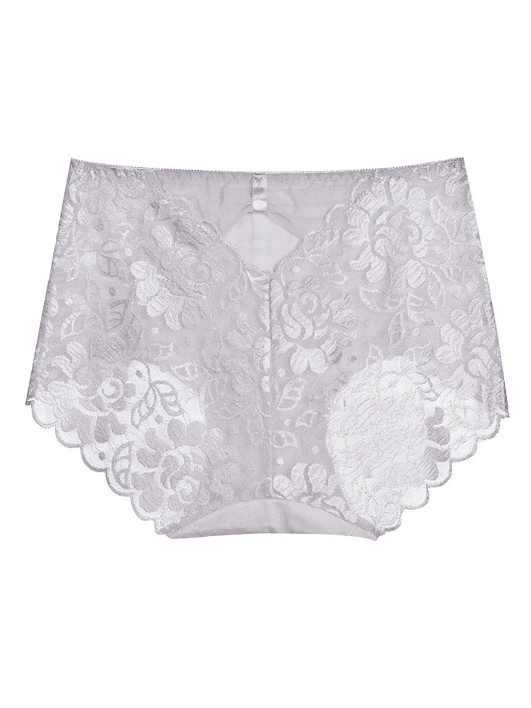 4-Pack Women Sexy Lace Hipster High-Cut Briefs