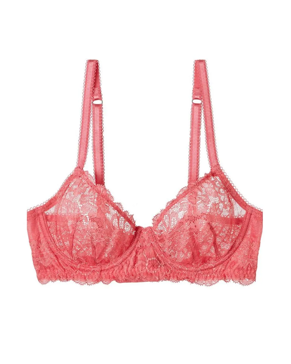 All Lace Boudoir Underwire Balconette Bra