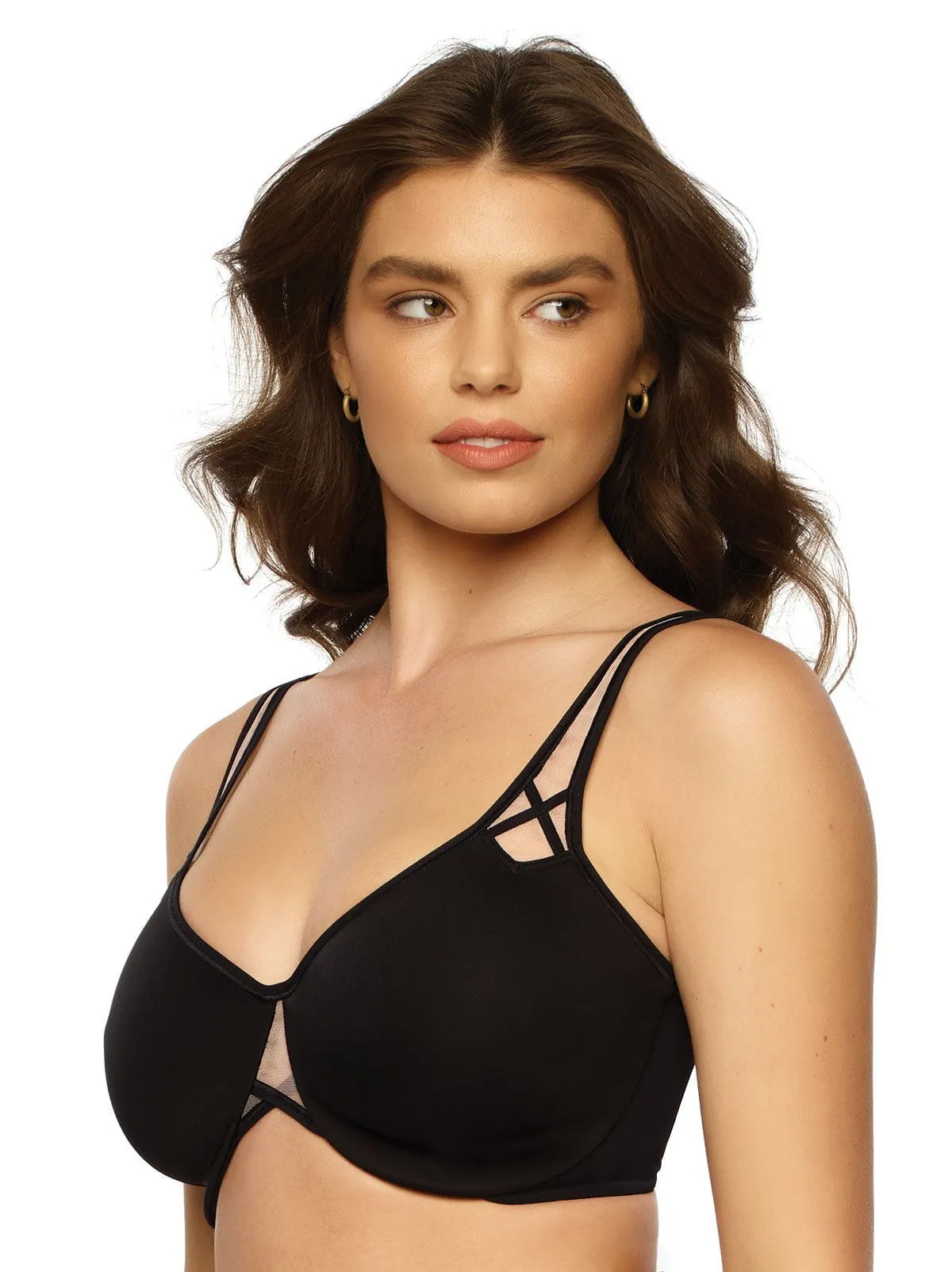 Amaranth Unlined Minimizer Bra