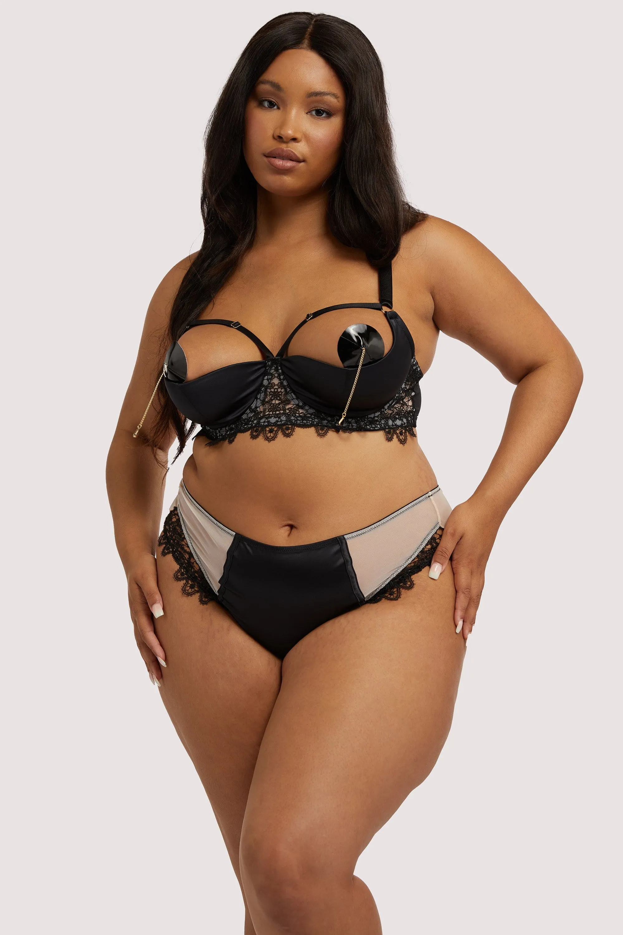 Anaise Black Quarter Cup Bra