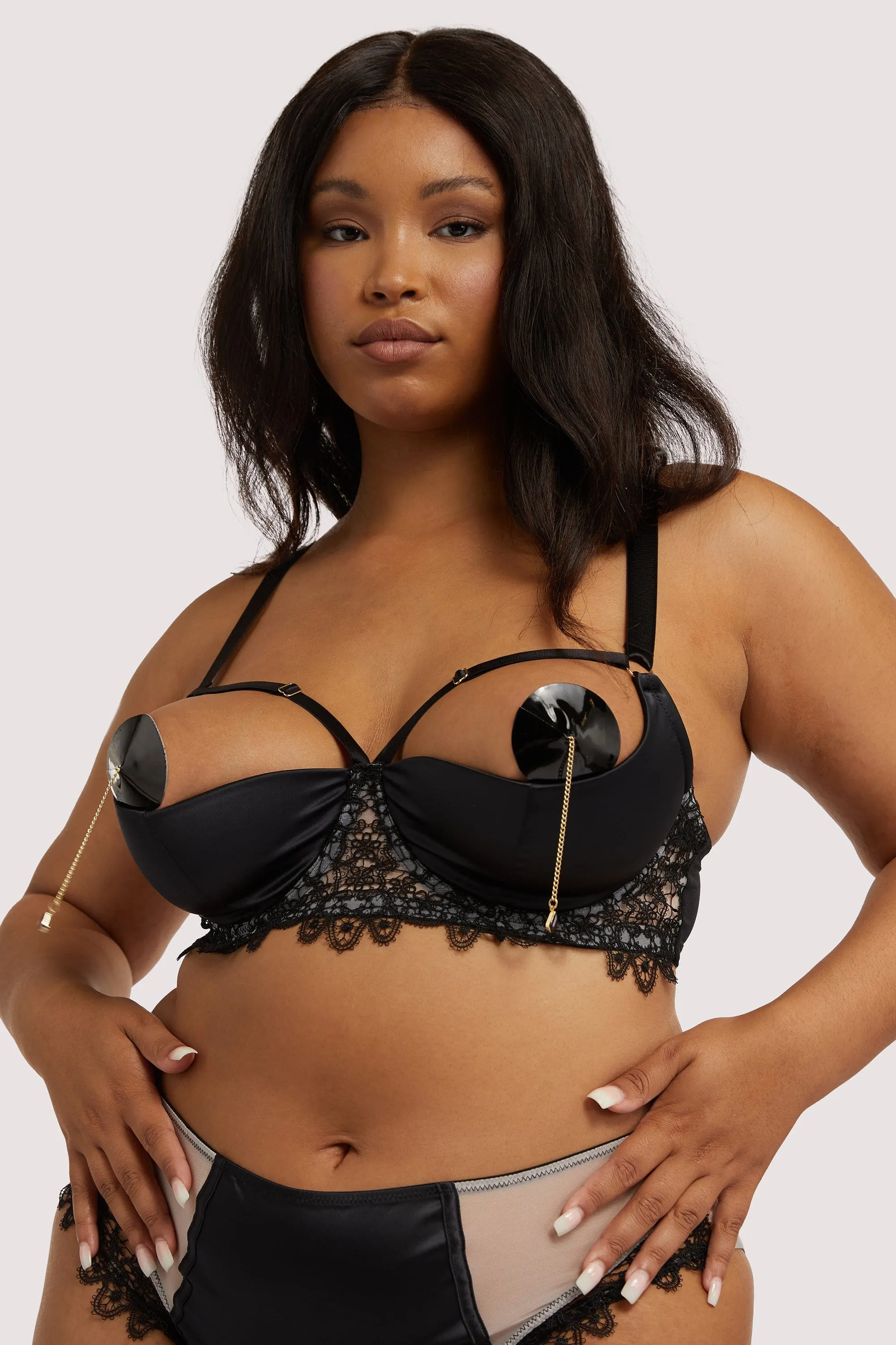 Anaise Black Quarter Cup Bra