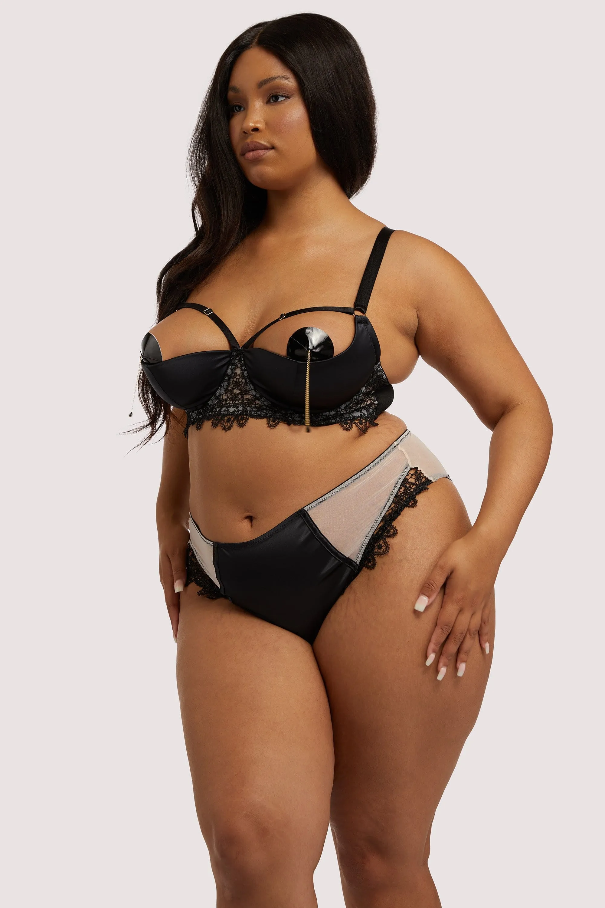 Anaise Black Quarter Cup Bra