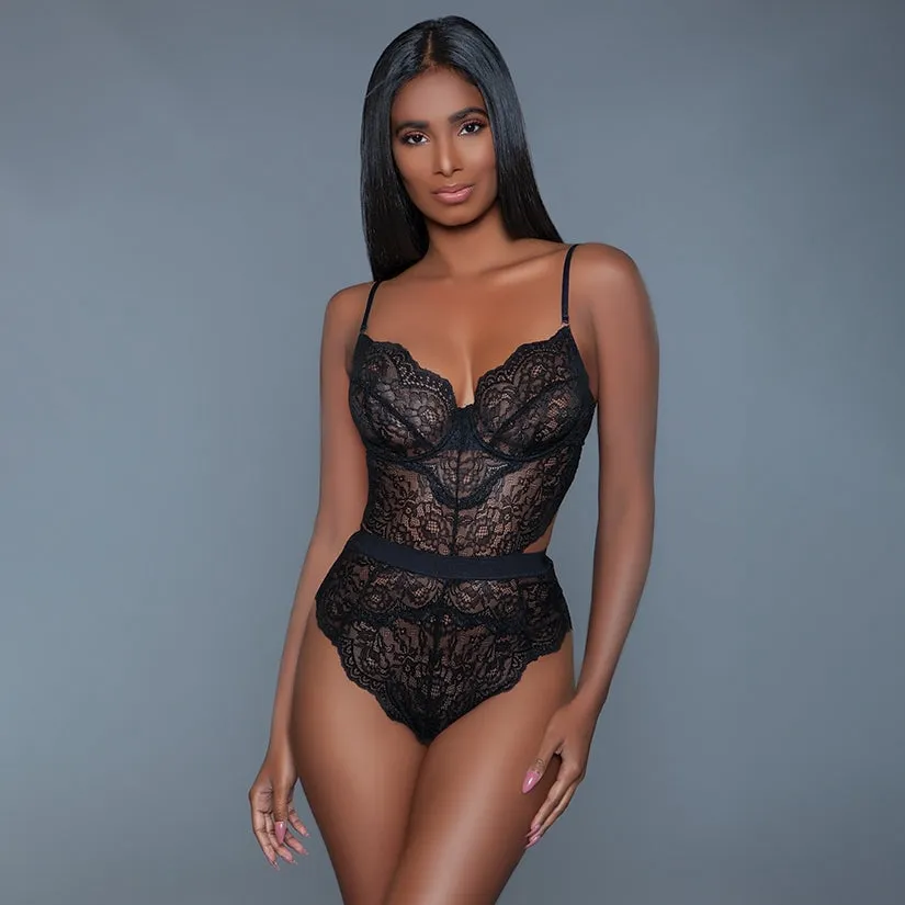 Bewicked Bettany Bodysuit-Black Large-Boxed