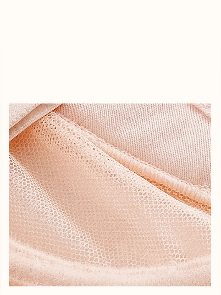Breathable Bandeau Strapless Underwire Bra