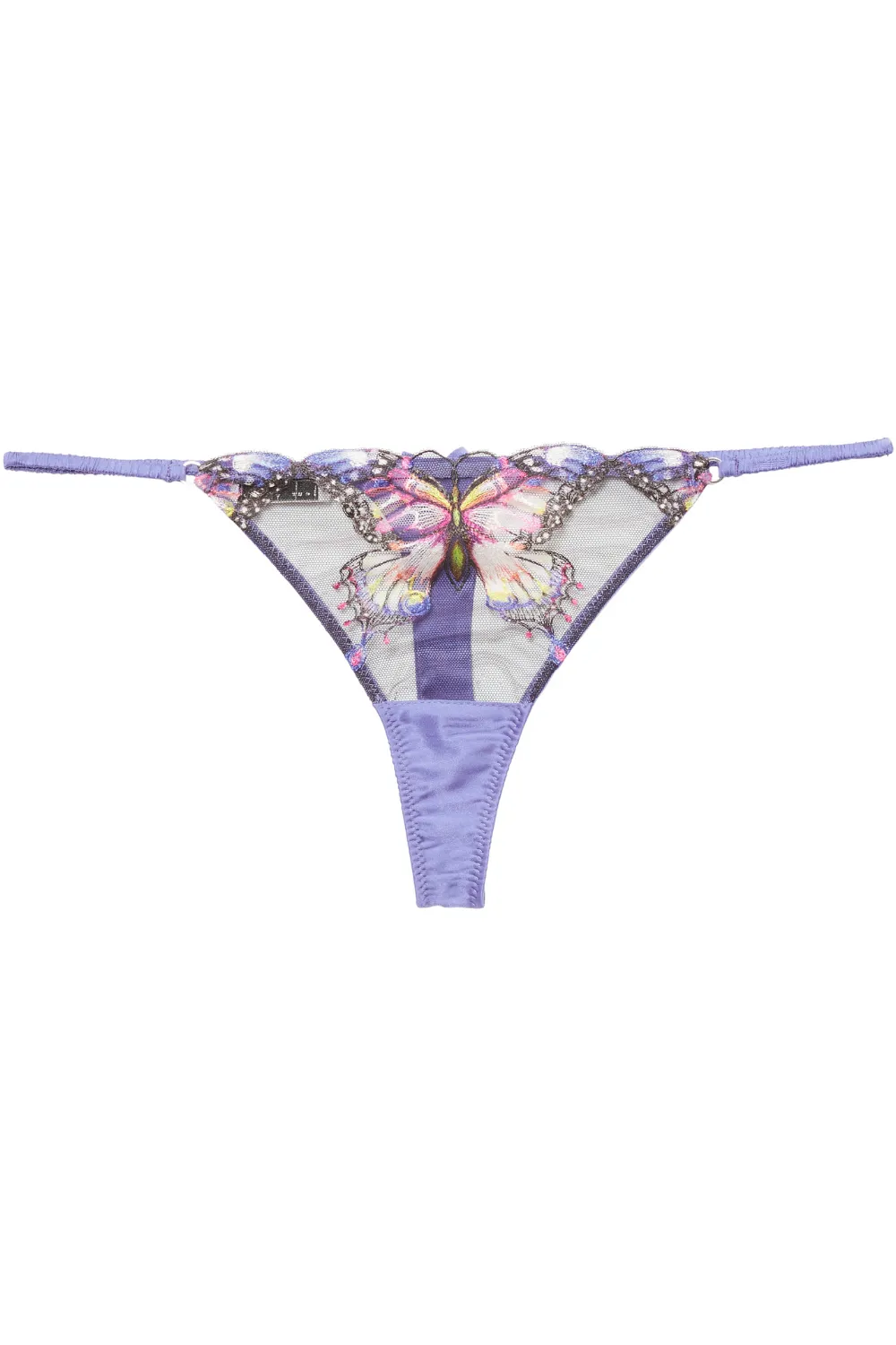Butterfly Embroidery Mini Thong