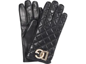 Dolce & Gabbana DG Logo Quilted Gloves
