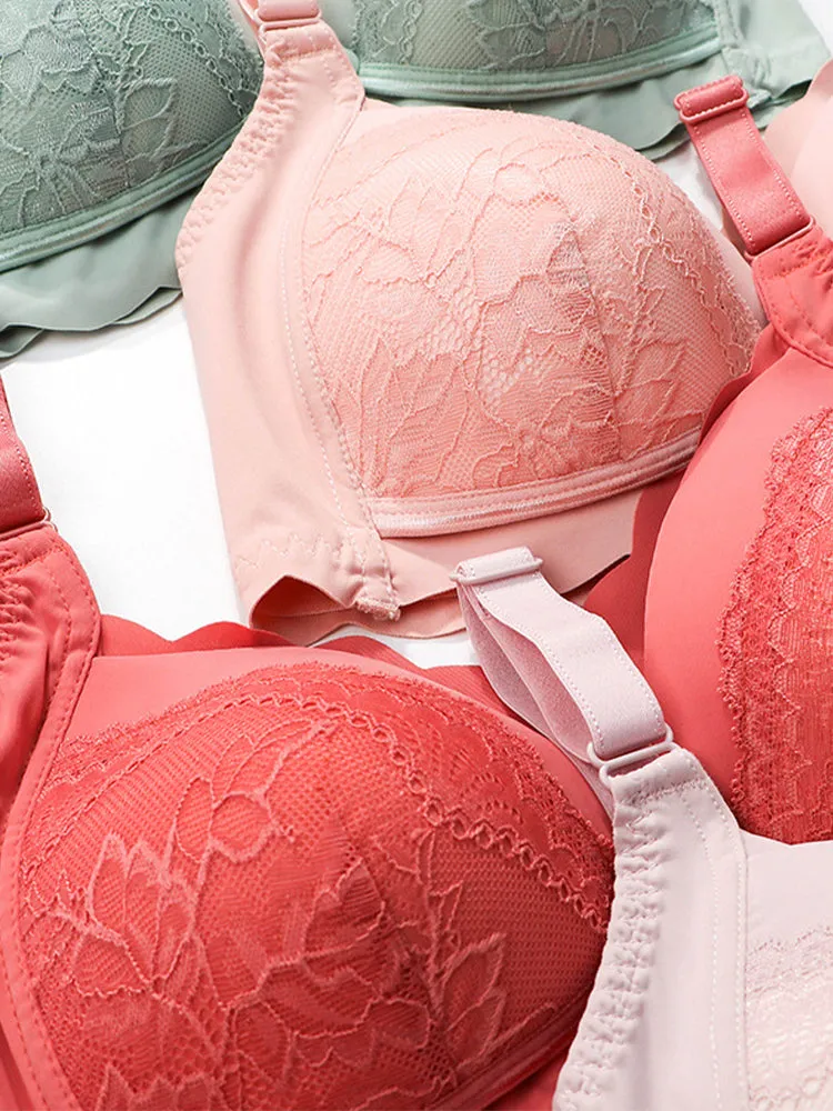 Elegant Lace Nursing Bra for Pregnancy, Postpartum and Sleep
