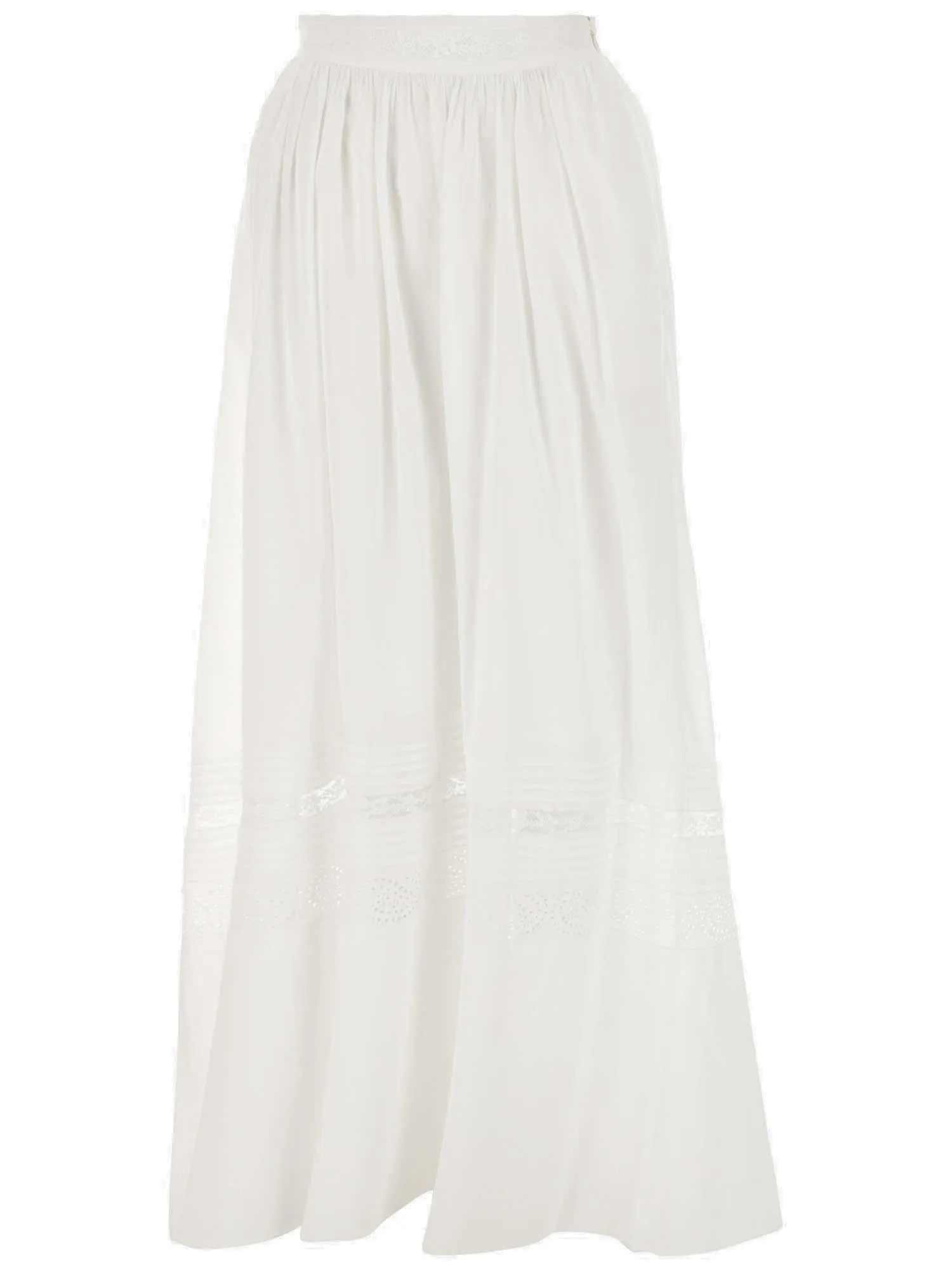 Etro May Floral Lace Embroidered Maxi Skirt
