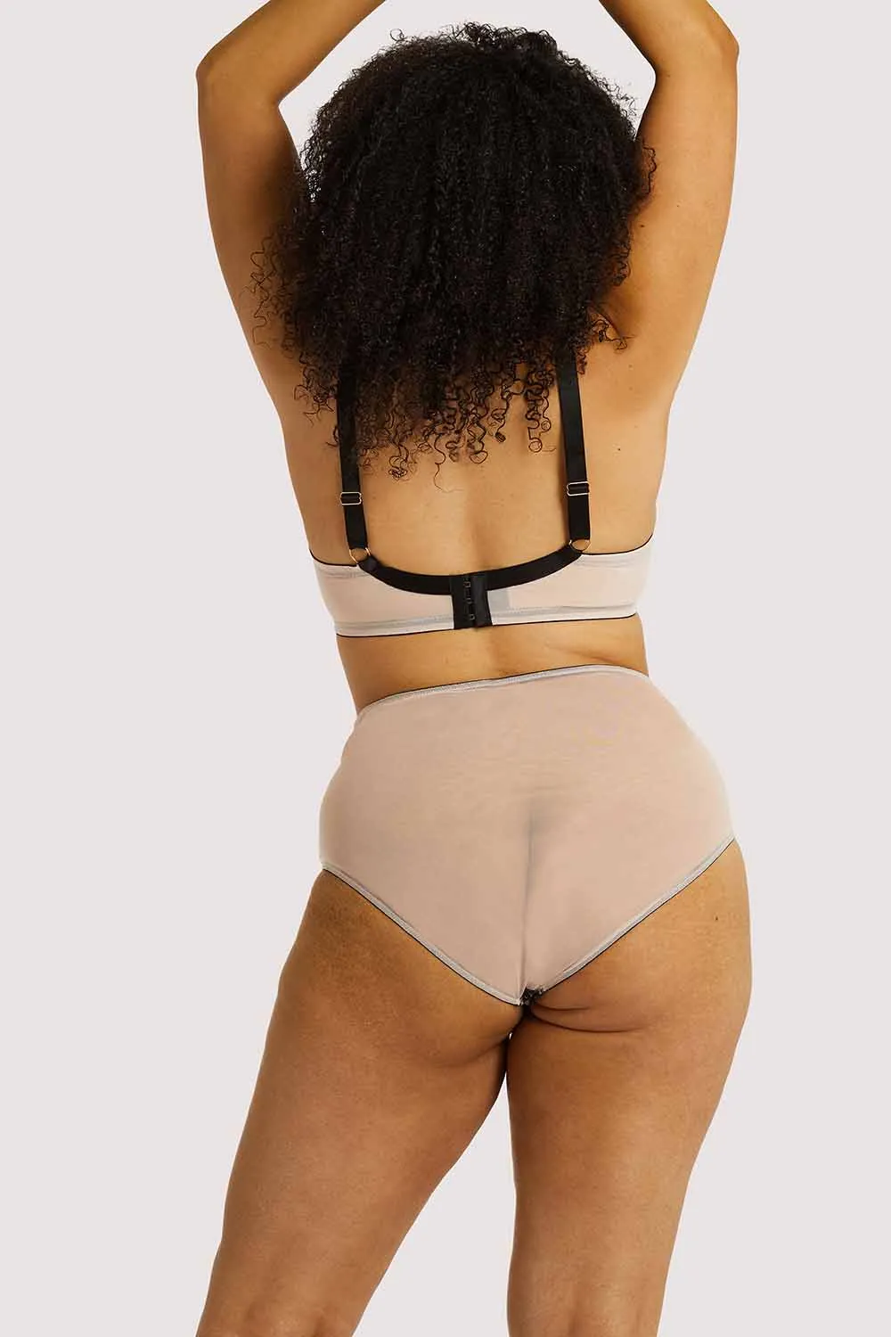Evie Black & Peach Brief