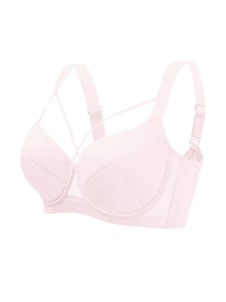 Flexible Underwire Bras Breathable Thin Cups with Memory Foam