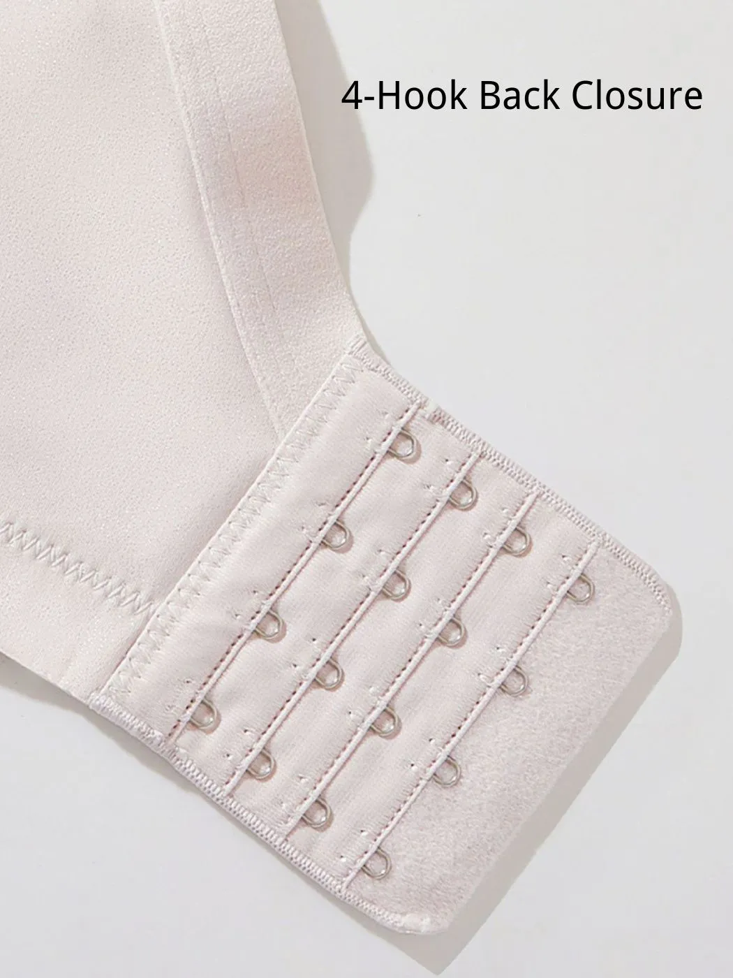 Flexible Underwire Bras Breathable Thin Cups with Memory Foam
