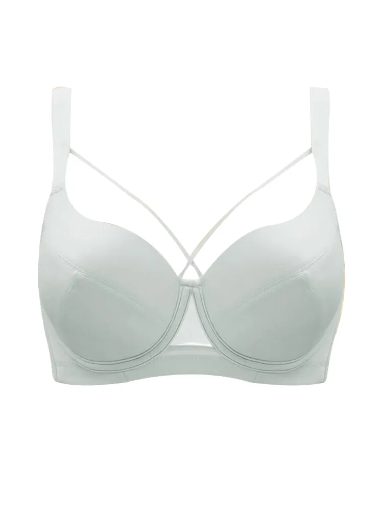 Flexible Underwire Bras Breathable Thin Cups with Memory Foam