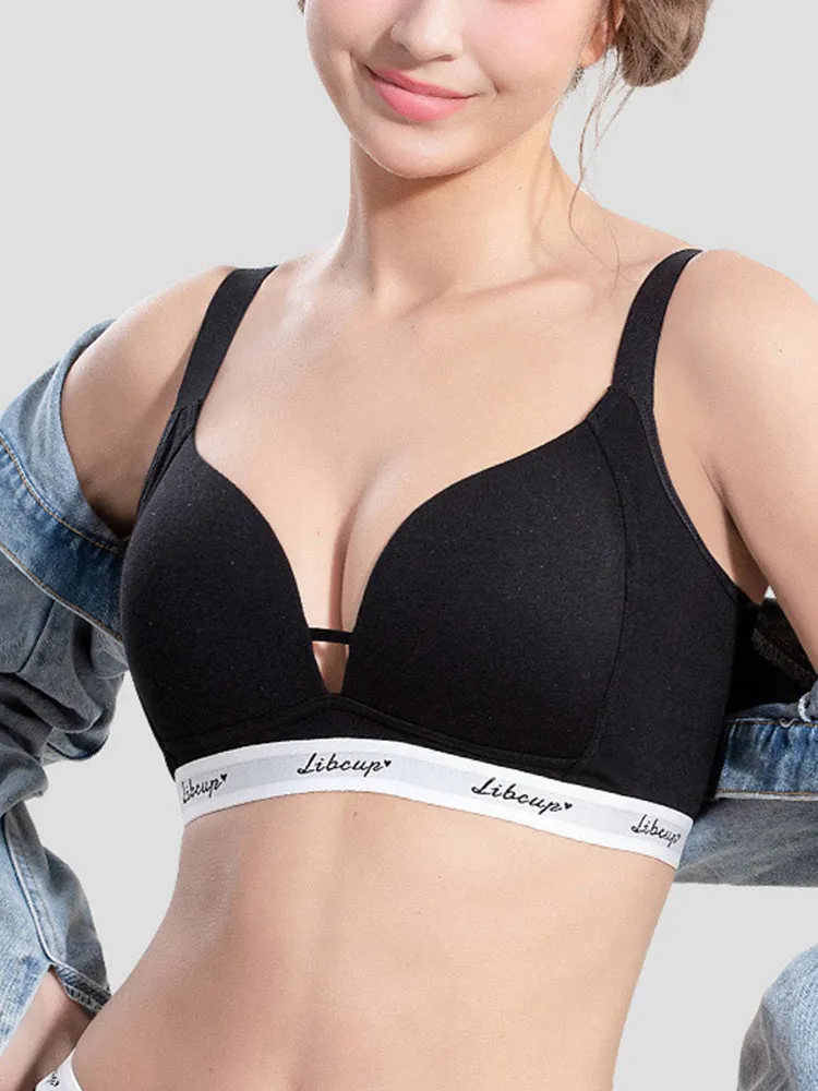 French Triangle Wireless Bra