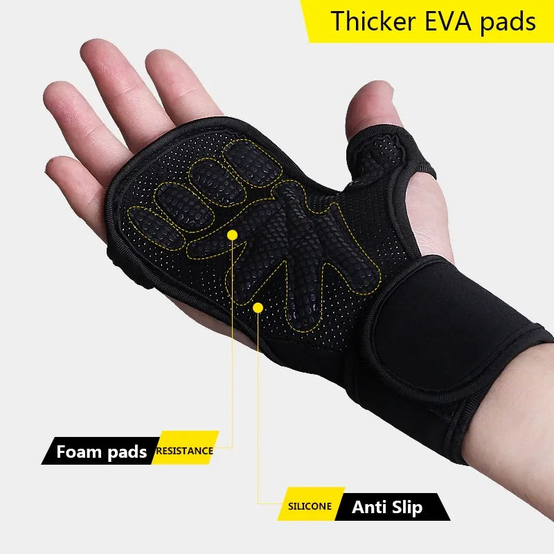 Hand Grip Silicone Thicker Sponge Gym Protectors Glove