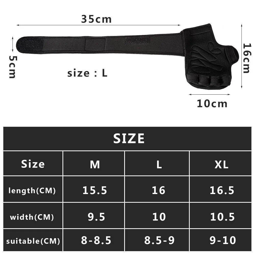 Hand Grip Silicone Thicker Sponge Gym Protectors Glove
