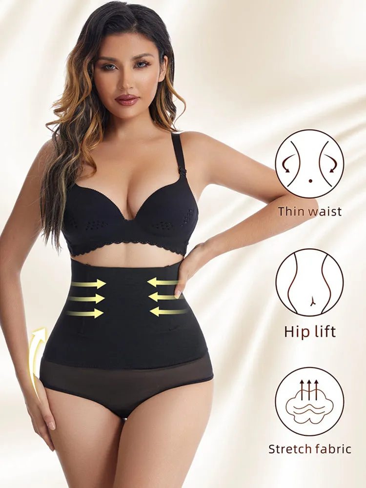 High Waist Stretch Postpartum Tummy Control Thong Shaper