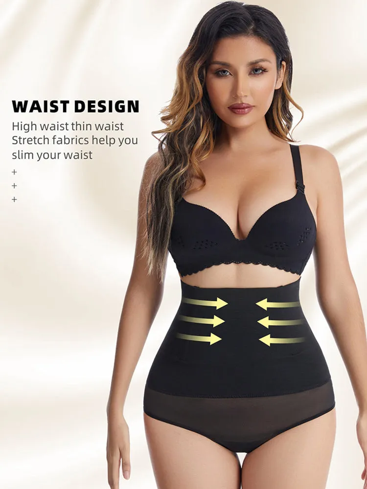 High Waist Stretch Postpartum Tummy Control Thong Shaper