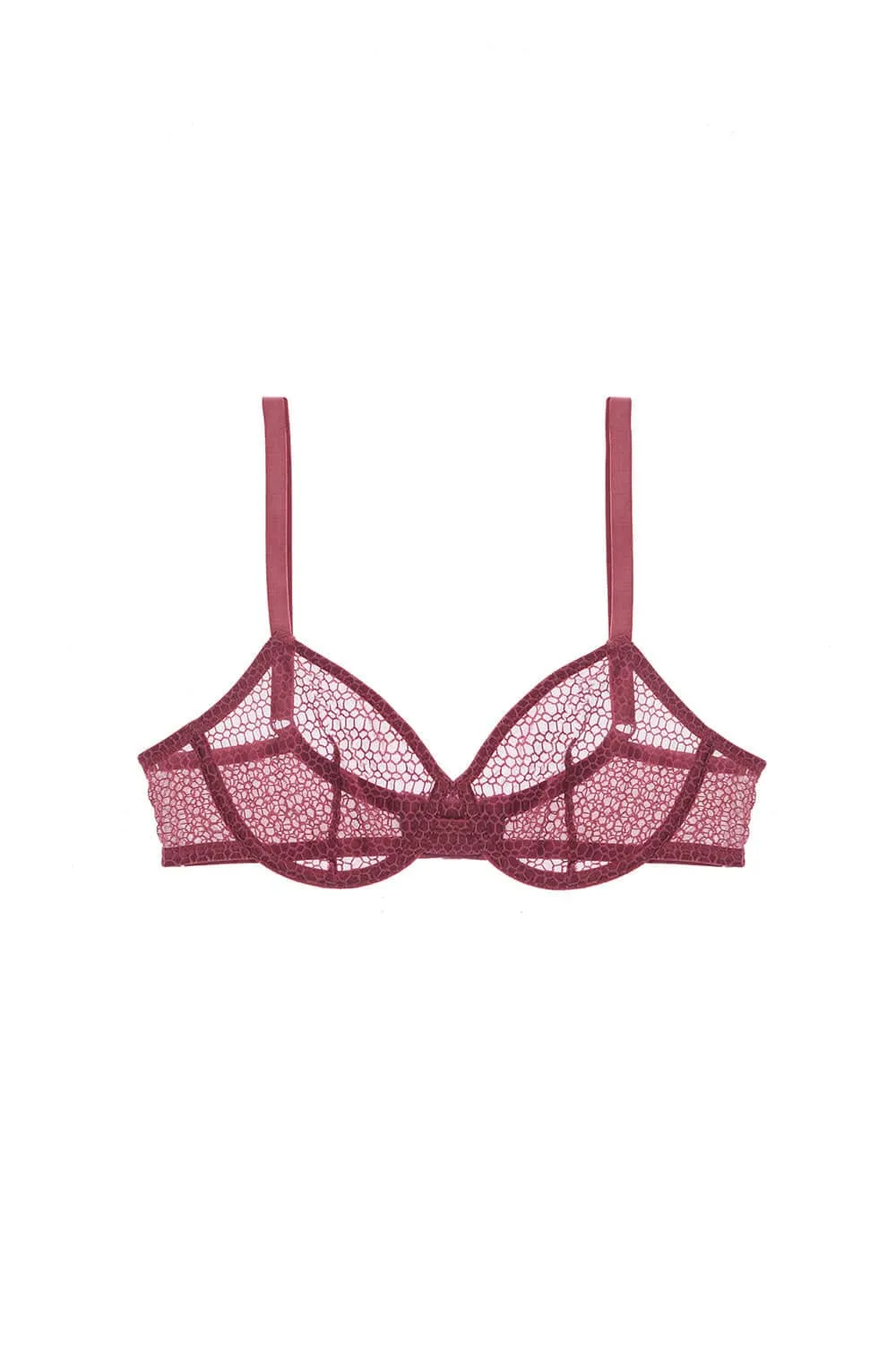 Honeycomb Underwired Bra, Size UK 32C