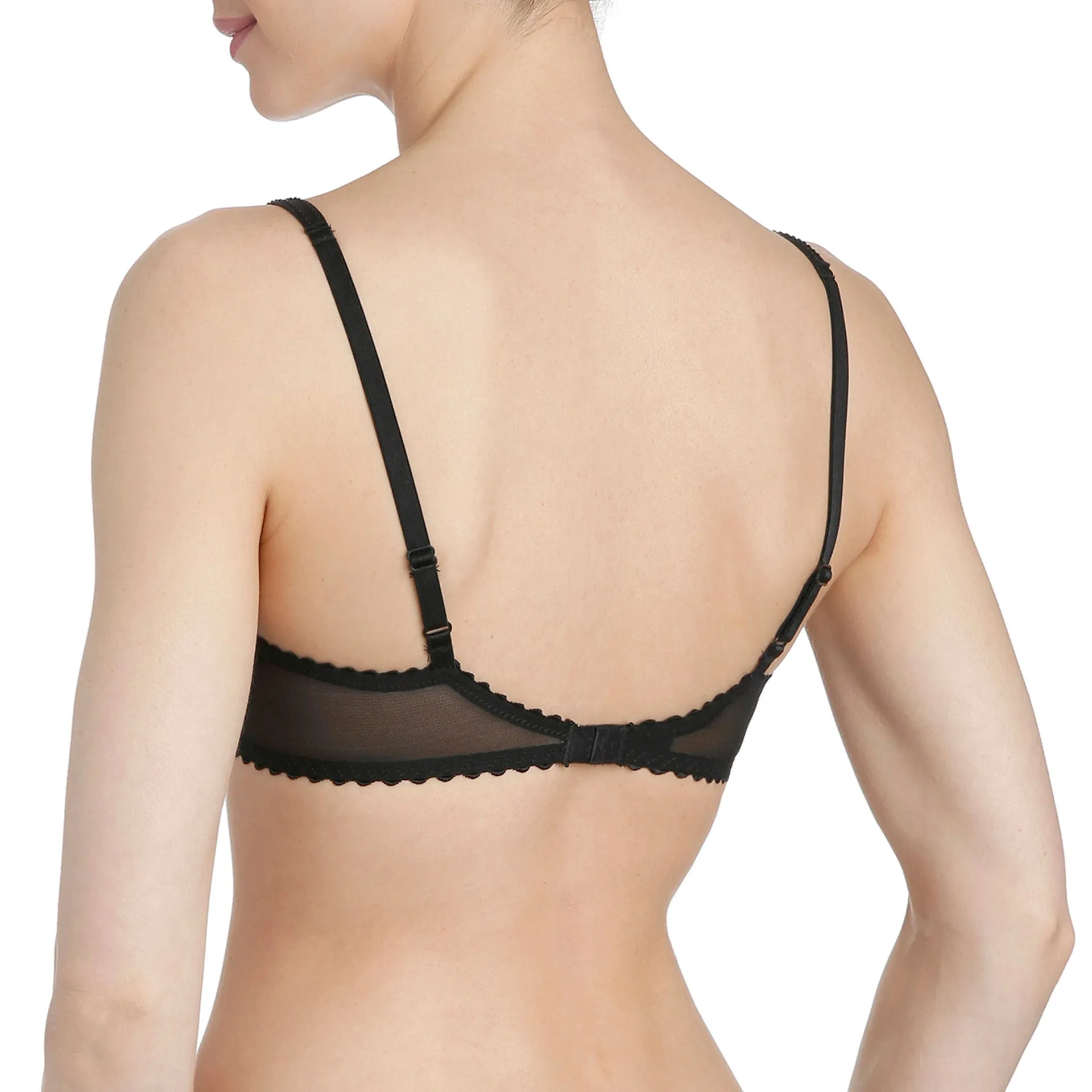 JANE Balconette T shirt Bra|black