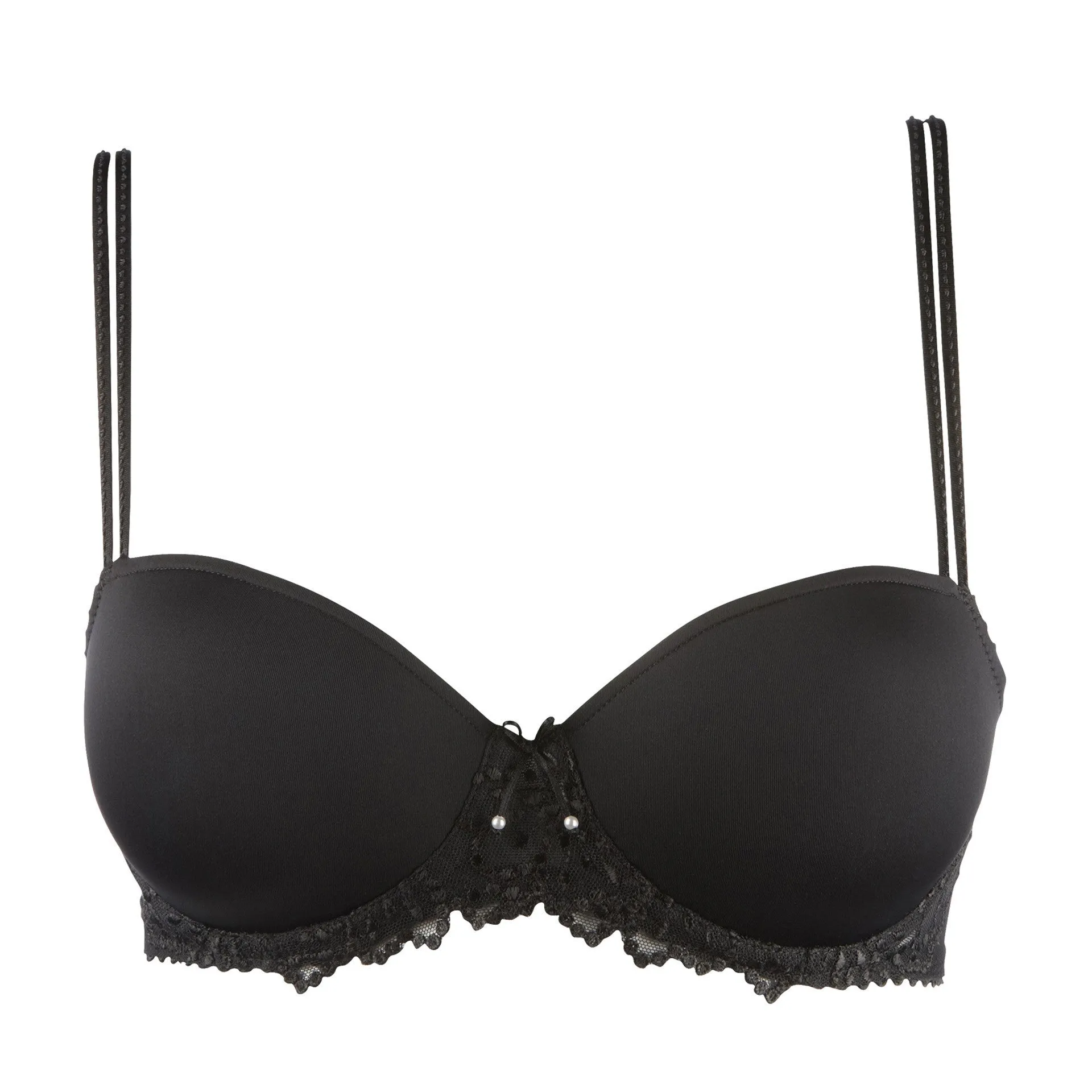 JANE Balconette T shirt Bra|black