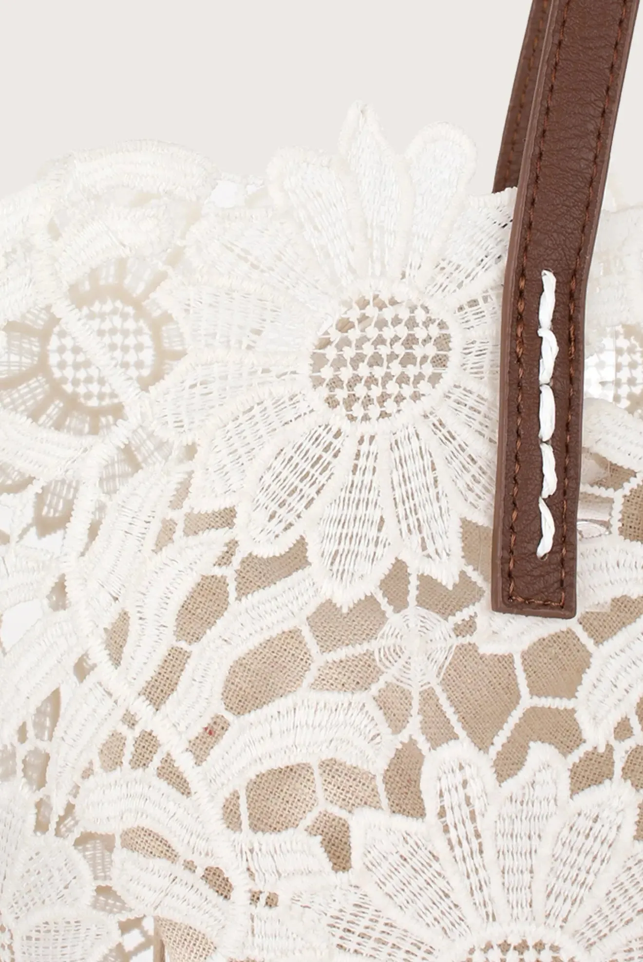 KIVU SUNFLOWER CREAM BAG