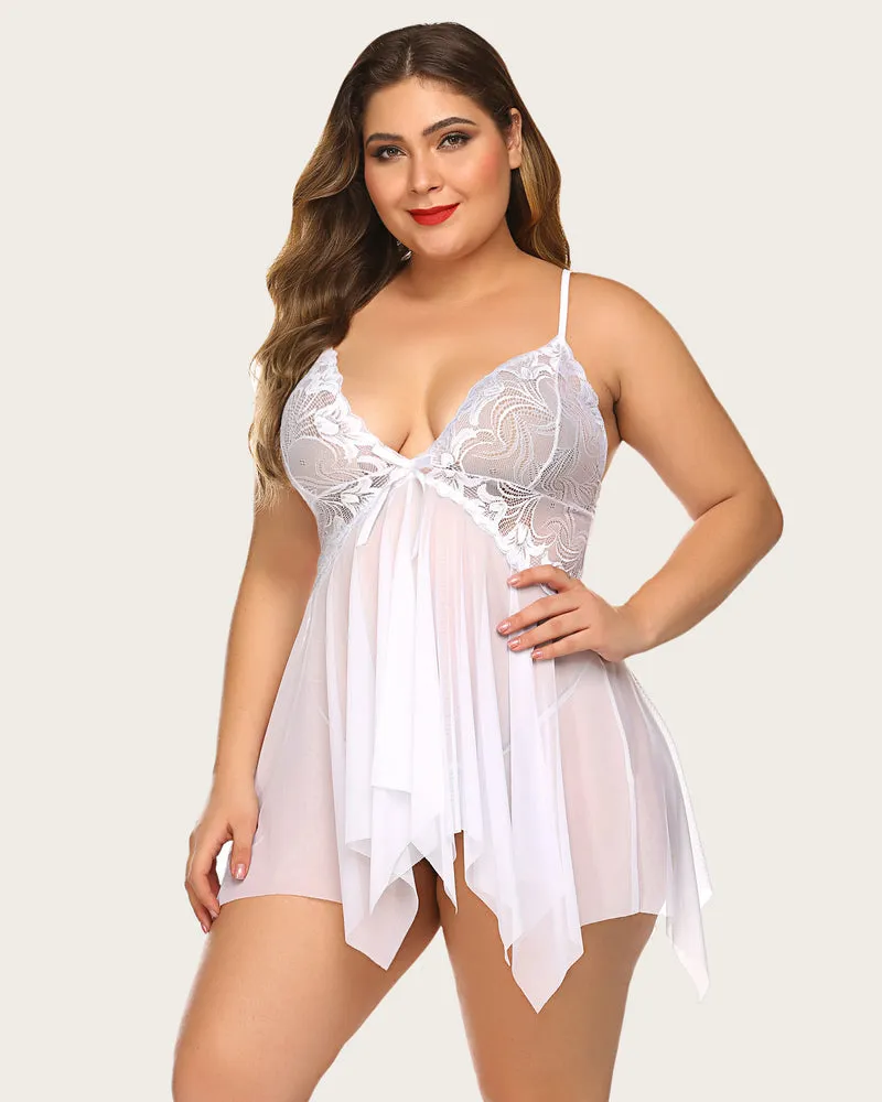 Lace Babydoll Outfits Lingerie