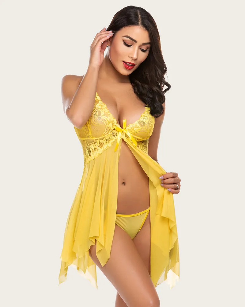 Lace Babydoll Outfits Lingerie