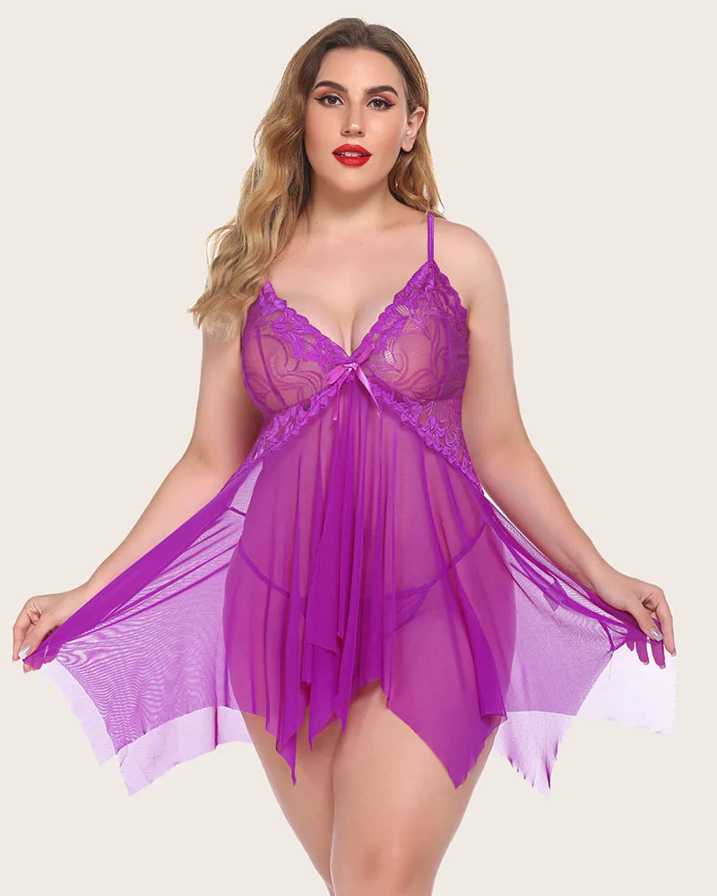 Lace Babydoll Outfits Lingerie