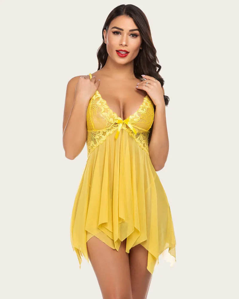 Lace Babydoll Outfits Lingerie
