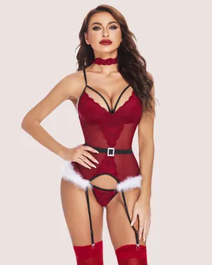 Lace Lingerie Set Corset Outfits