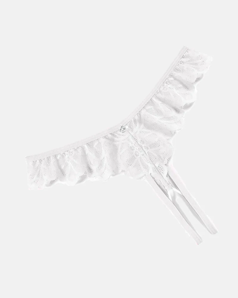 Lace Panties Criss Corss Thong