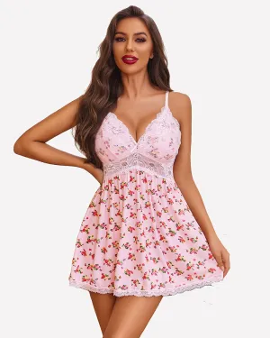 Lace V-Neck Full Slip Dress