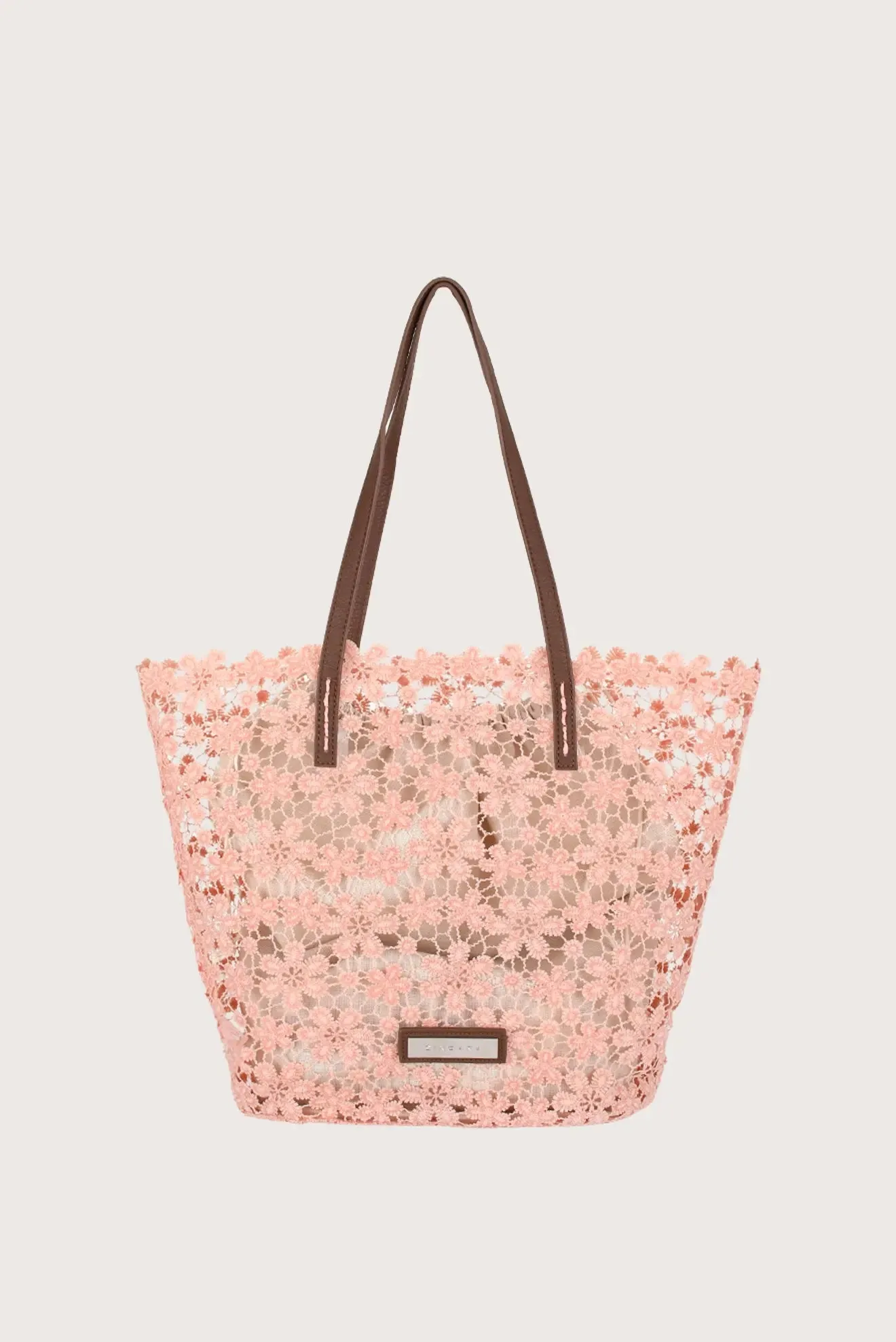 LIGHT PINK FLOWER KIVU BAG