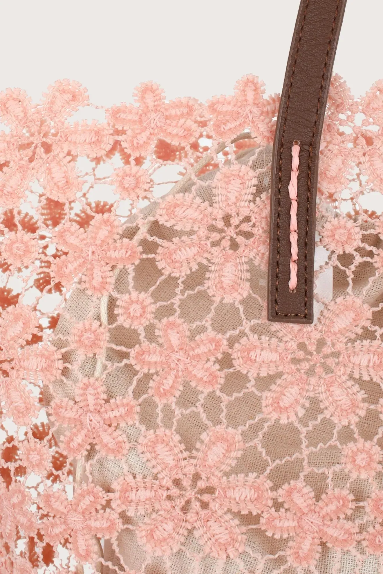 LIGHT PINK FLOWER KIVU BAG