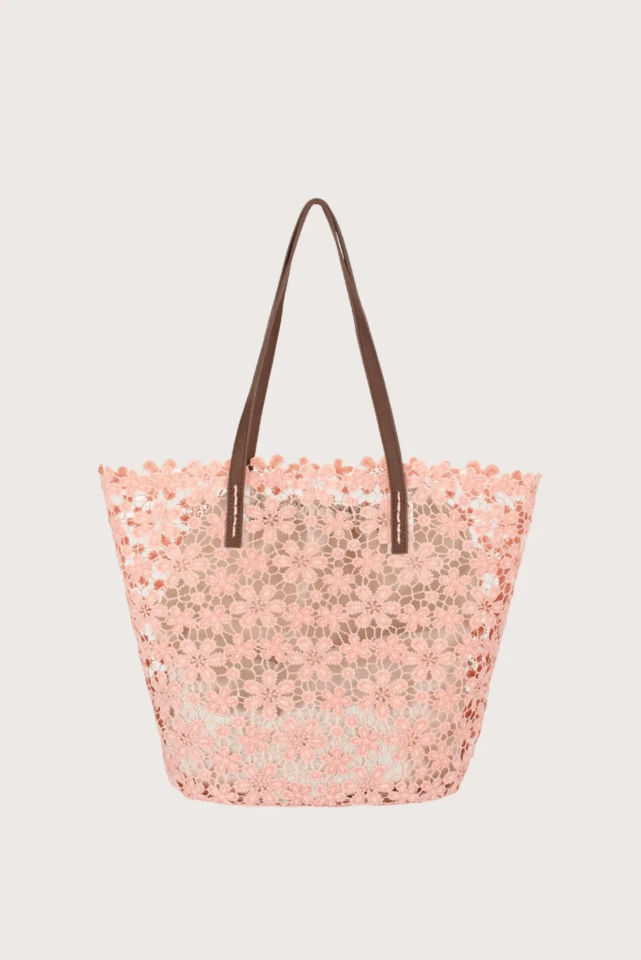 LIGHT PINK FLOWER KIVU BAG