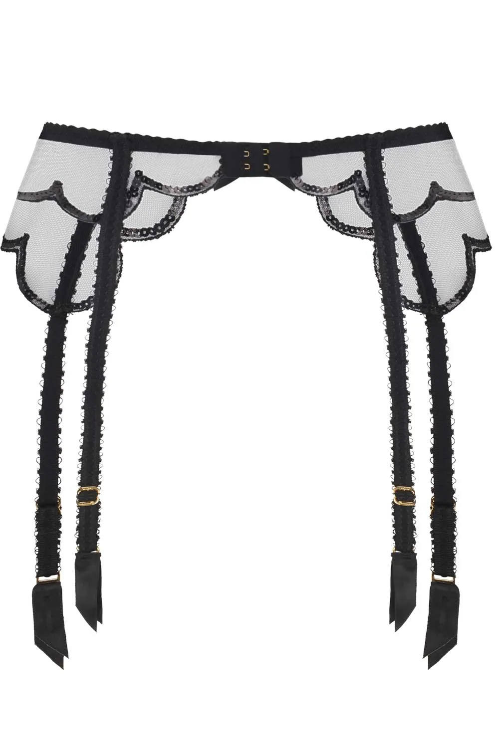 Lorna Party Suspender Black, Size 3 (UK 10)