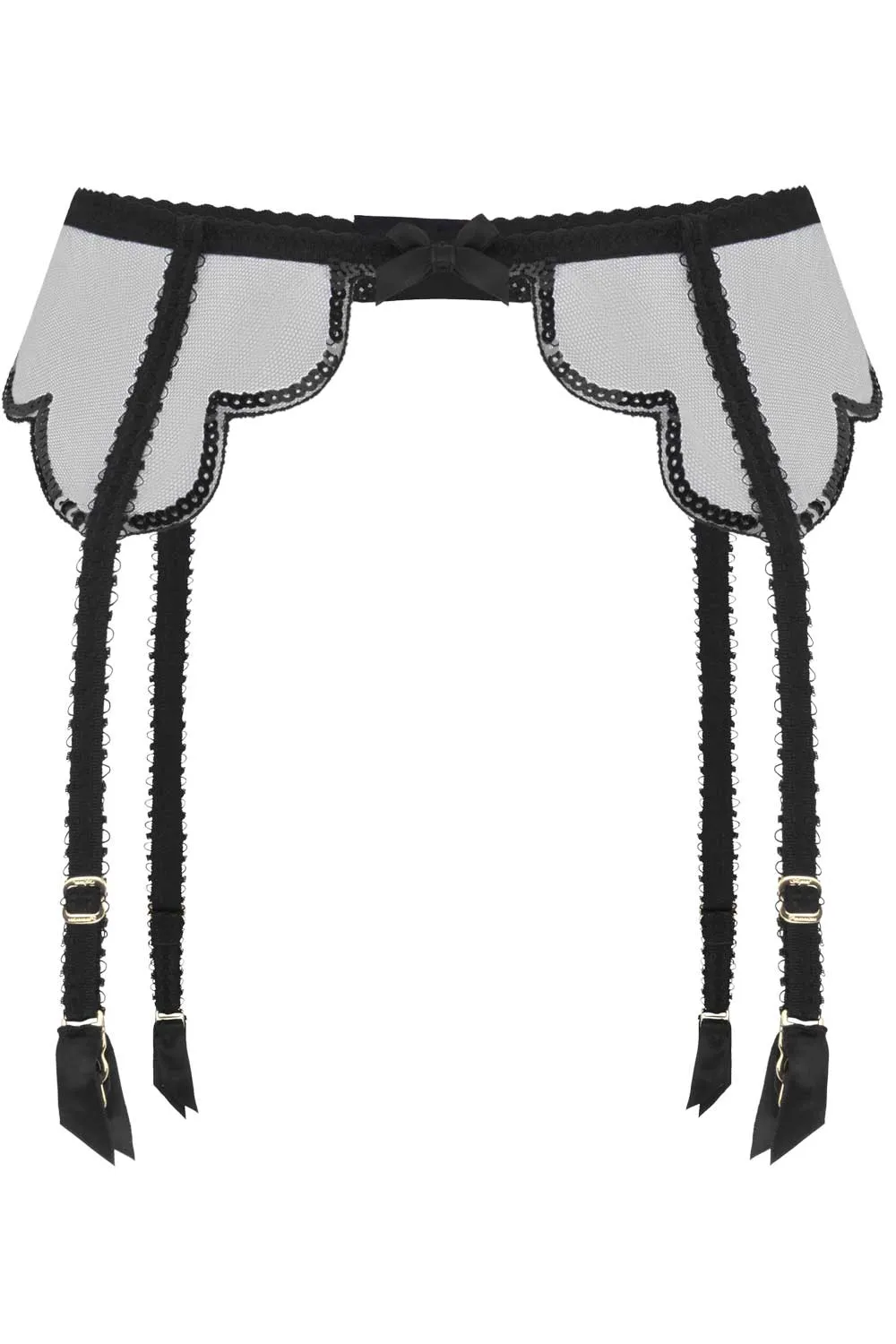 Lorna Party Suspender Black, Size 3 (UK 10)