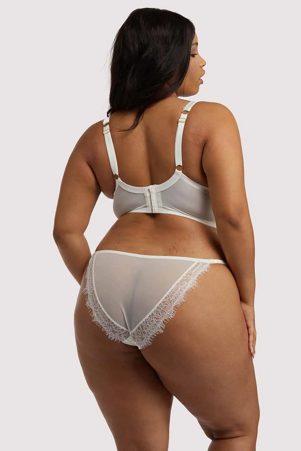 Melina Ivory Longline Plunge Bra