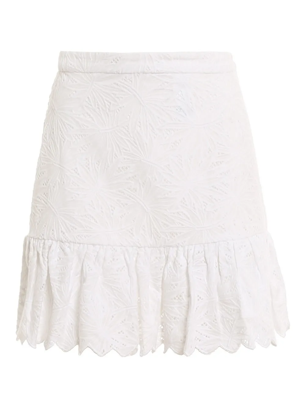Michael Michael Kors Floral Lace Detail Mini Skirt
