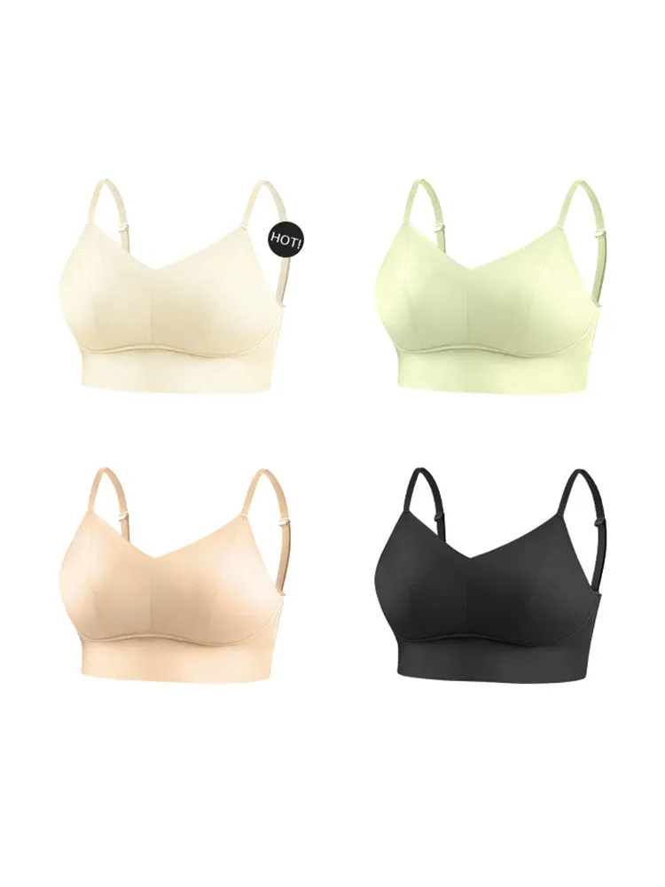 Minimizing Wireless Thin U-Shaped Back Smoothing Bra