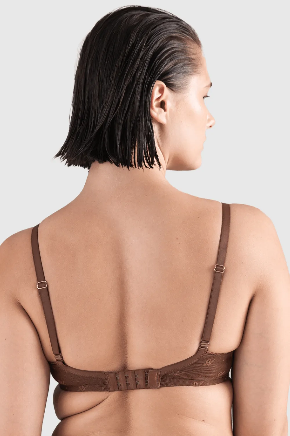 Monogram Mesh Demi Bra