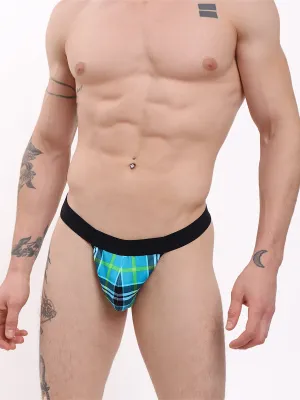 Plaid Thong