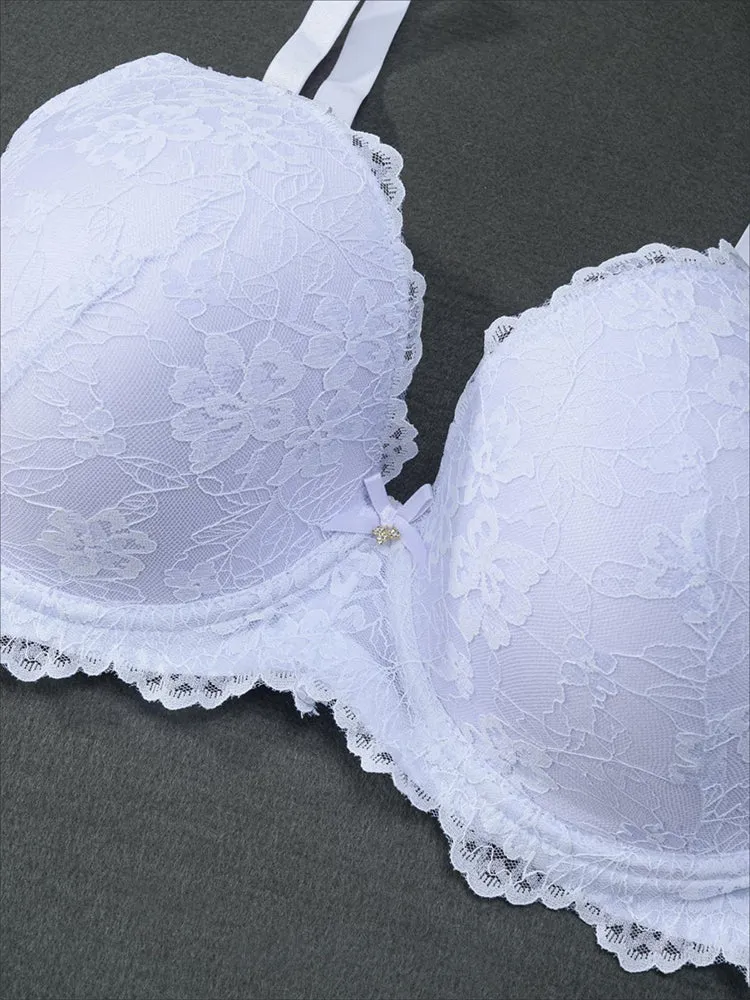 Plus Size Contour Lace Underwire Bra