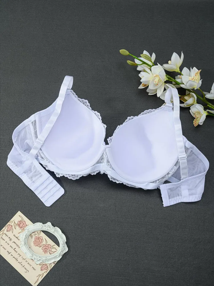 Plus Size Contour Lace Underwire Bra