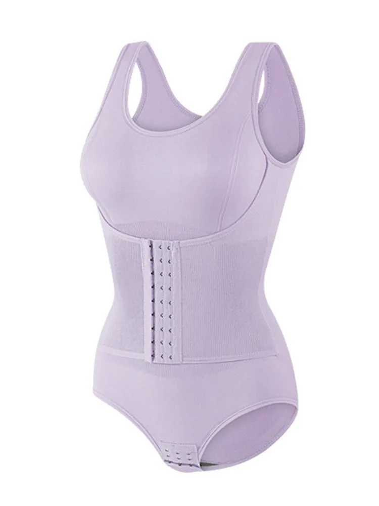 Plus Size High-Waisted Shapewear Bodysuit for Women