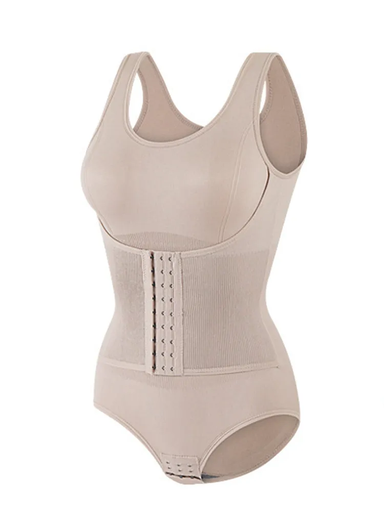 Plus Size High-Waisted Shapewear Bodysuit for Women