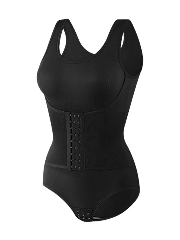 Plus Size High-Waisted Shapewear Bodysuit for Women