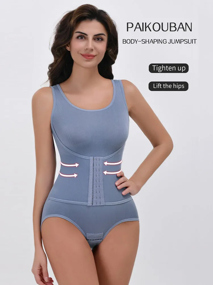 Plus Size High-Waisted Shapewear Bodysuit for Women