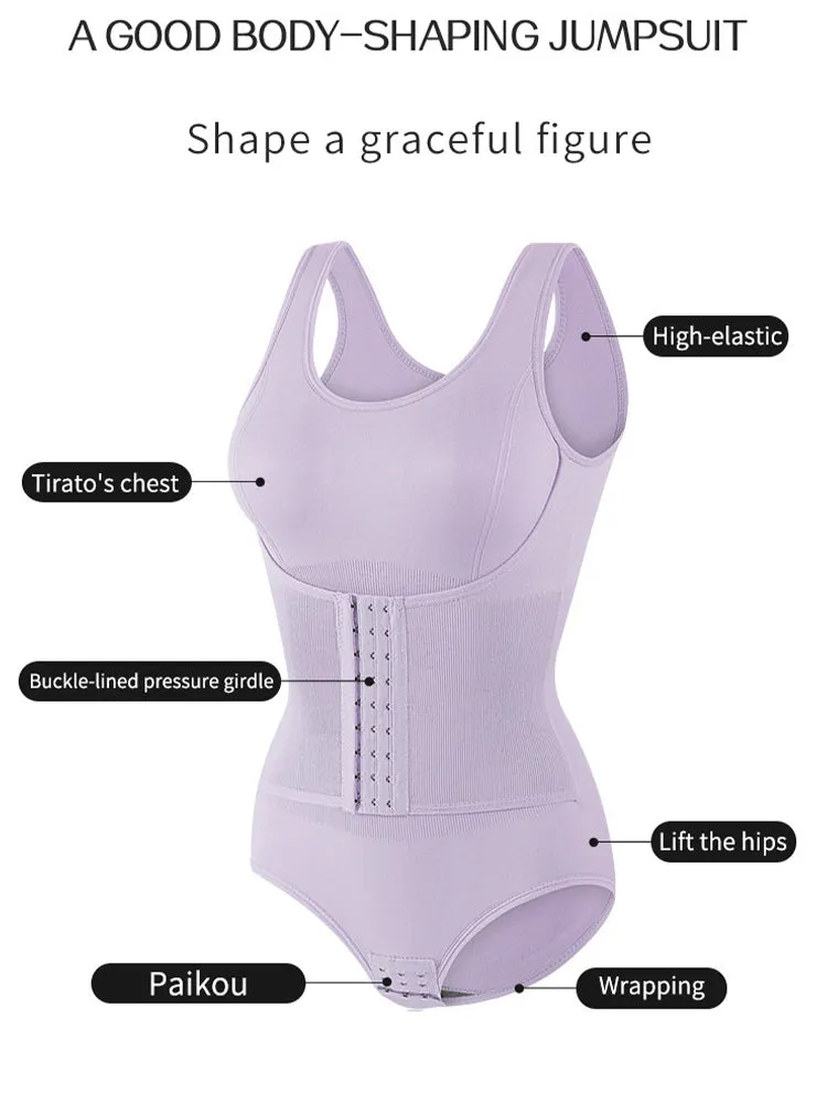 Plus Size High-Waisted Shapewear Bodysuit for Women