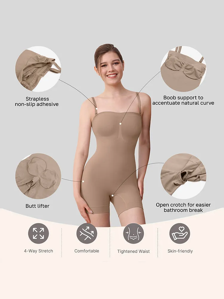 Seamless One-Piece Shapewear Bodysuit for Women